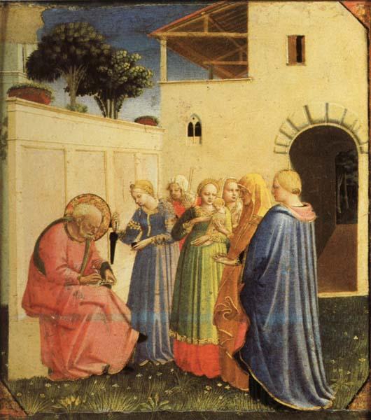 Fra Angelico The Naming of the Baptist Spain oil painting art